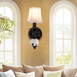 Vintage Galvanisiertes Feature Uplight Wandleuchten Wandleuchte
