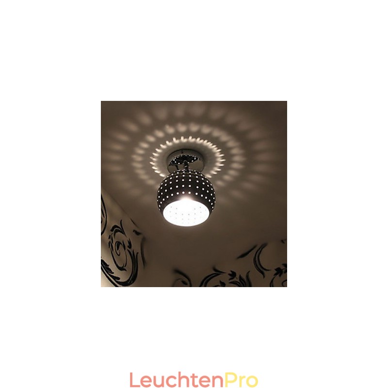Kreative poröse Kugel ästhetische Reflexion absorbieren Kuppel Licht Schmiedeeisen Lampe