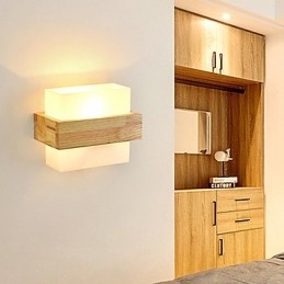Neuartige Country-Funktion für den Augenschutz im Mini-Stil, Umgebungslicht, Wandlampen, Nachttisch-Nachtlicht, kreative Balkon-Wandlampe