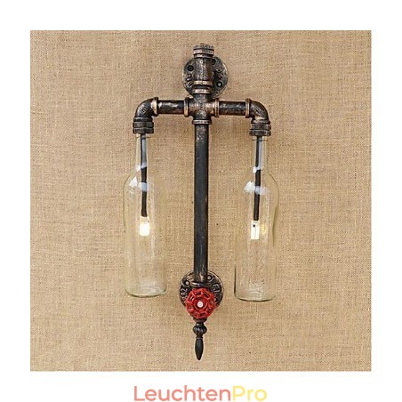 Amerikanischen Themen Restaurant Bar Eisen Mit Schalter Wasser Rohr Wein Flasche Wand Lampe Transparent Amerikanischen Themen Restaurant Bar Eisen Mit Schalter Wasser Rohr Wein Flasche Wand Lampe Transparent