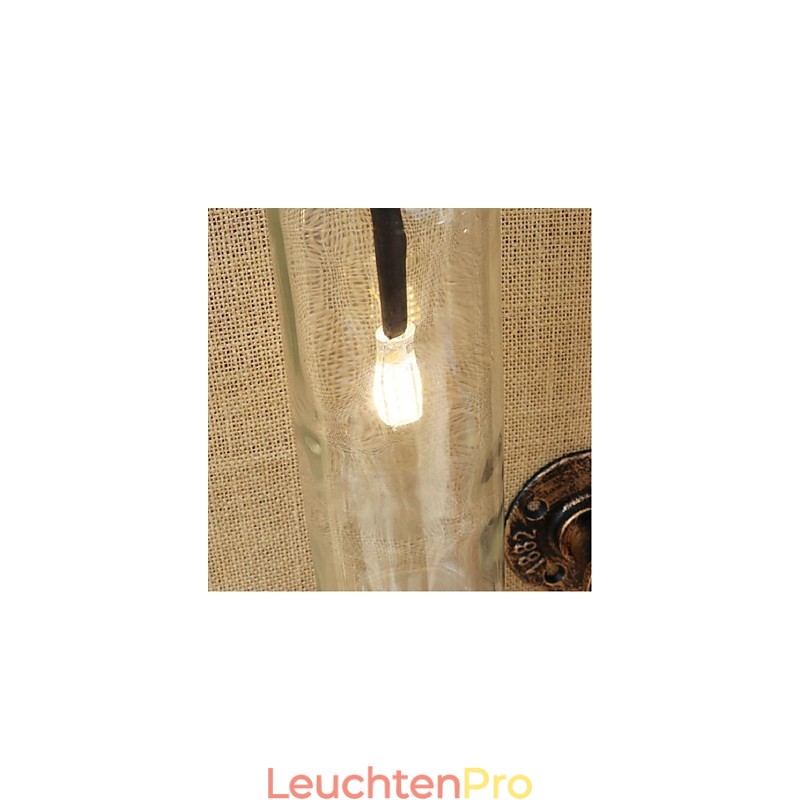 Amerikanischen Themen Restaurant Bar Eisen Mit Schalter Wasser Rohr Wein Flasche Wand Lampe Transparent