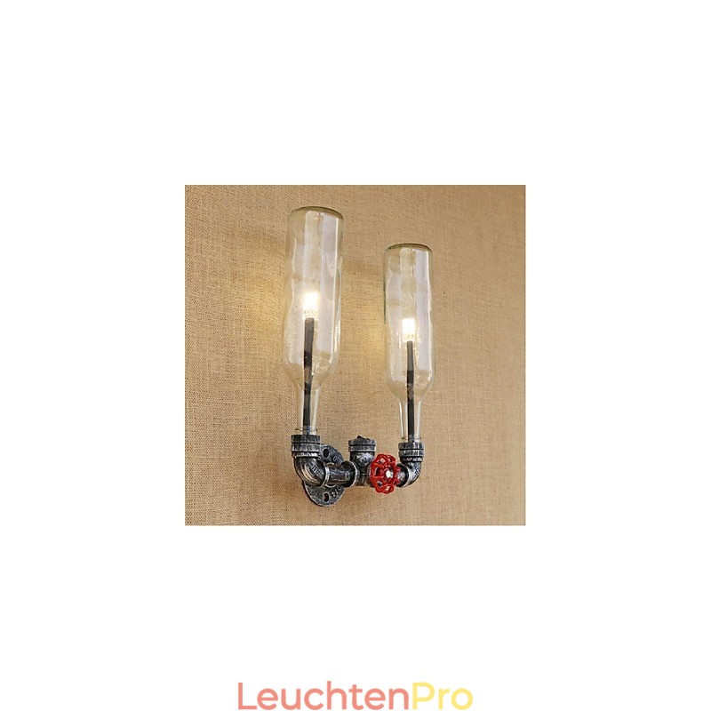 Retro Industrielle Windschalter Wasserflasche Wandlampe Wandleuchte