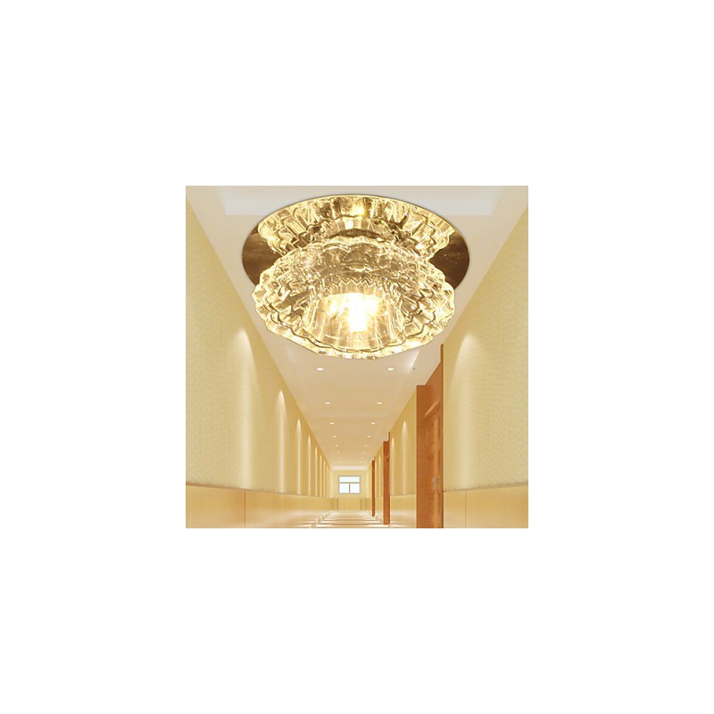 Energiesparende moderne Deckenleuchte Kristall Deckenleuchte Down Glühbirne Lampe
