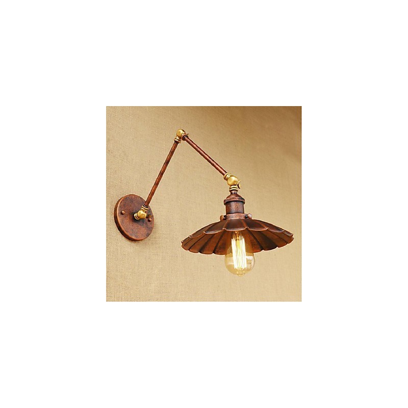 Lange arm Halb rost Retro Kreative Nostalgische Versenkbare Klapp Wandleuchten Wand Licht