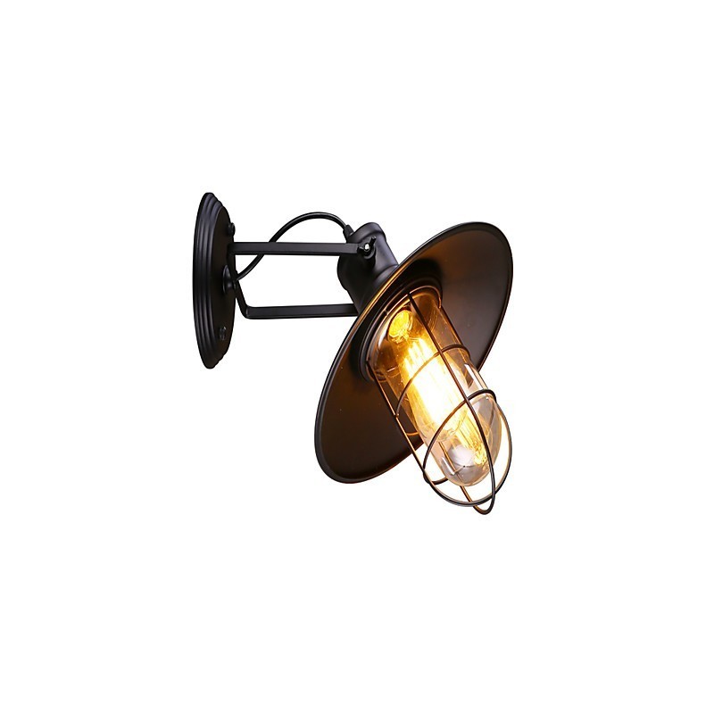 Moderne zeitgenössische traditionelle klassische Landhaus-Wandleuchter, galvanisierte Funktion für Umgebungslicht