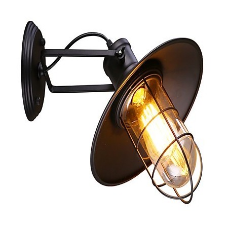 Moderne zeitgenössische traditionelle klassische Landhaus-Wandleuchter, galvanisierte Funktion für Umgebungslicht