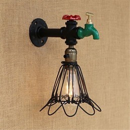 Country Retro Painting Feature für Mini Style Ambient Light Wandleuchten Wandleuchte