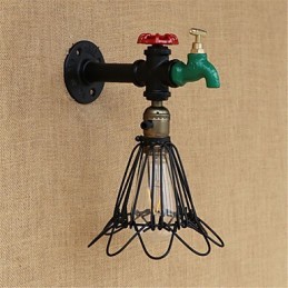 Country Retro Painting Feature für Mini Style Ambient Light Wandleuchten Wandleuchte