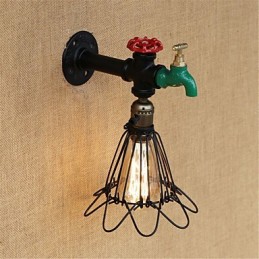 Country Retro Painting Feature für Mini Style Ambient Light Wandleuchten Wandleuchte