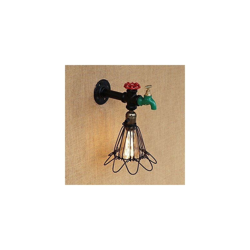 Country Retro Painting Feature für Mini Style Ambient Light Wandleuchten Wandleuchte
