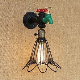 Country Retro Painting Feature für Mini Style Ambient Light Wandleuchten Wandleuchte