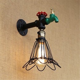 Country Retro Painting Feature für Mini Style Ambient Light Wandleuchten Wandleuchte