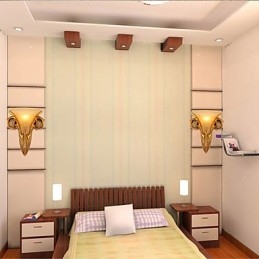 Modernes zeitgenössisches traditionelles klassisches rustikales Lodge-Malerei-Feature für Crystal Mini Style Ambient