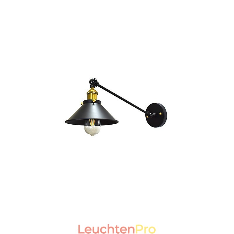 Buzz Wand Eisen Wandlampe Dumme schwarze Lichtschwertlampe an der Wand