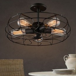Die amerikanische Country Industrial Designer Lampe personalisierte Lampe europäischen Retro Fan Deckenleuchten