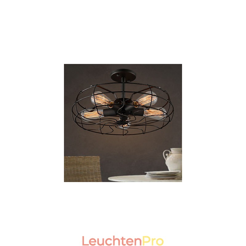 Die amerikanische Country Industrial Designer Lampe personalisierte Lampe europäischen Retro Fan Deckenleuchten