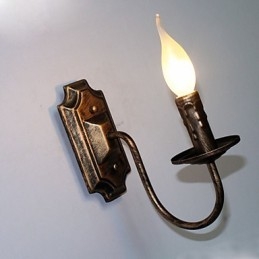 Antike Wandleuchte Kerzenform Einfache Korridor Balkonlampe Wandleuchte