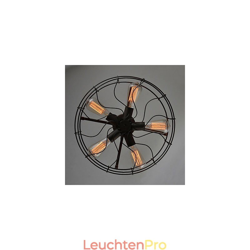 Die amerikanische Country Industrial Designer Lampe personalisierte Lampe europäischen Retro Fan Deckenleuchten