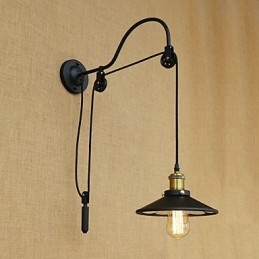 Country Retro Painting Funktion für verstellbare Lift-Umgebungslicht-Wandleuchten Wandleuchte