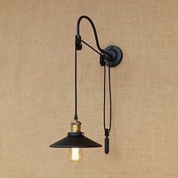 Country Retro Painting Funktion für verstellbare Lift-Umgebungslicht-Wandleuchten Wandleuchte