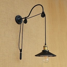 Country Retro Painting Funktion für verstellbare Lift-Umgebungslicht-Wandleuchten Wandleuchte