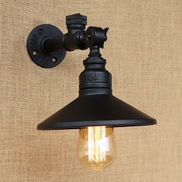 Rustikale Lodge Land Retro Malerei Funktion für Mini Stil Umgebungs Licht Wandleuchten Wand