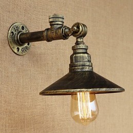 Rustikale Lodge Land Retro Malerei Funktion für Mini Stil Umgebungs Licht Wandleuchten Wand