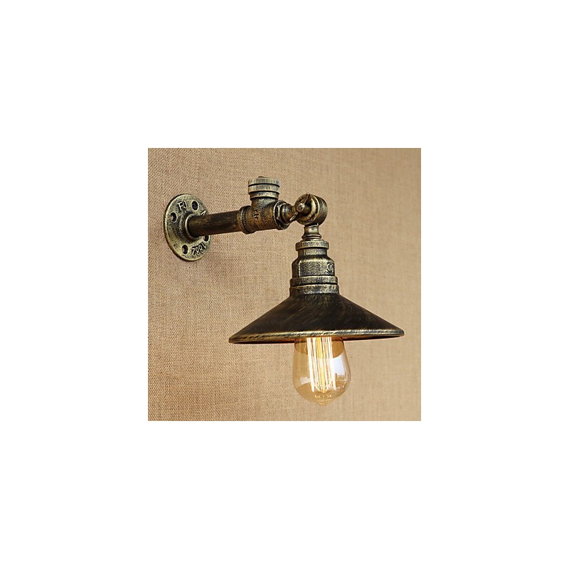 Rustikale Lodge Land Retro Malerei Funktion für Mini Stil Umgebungs Licht Wandleuchten Wand