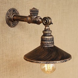 Rustikale Lodge Land Retro Malerei Funktion für Mini Stil Umgebungs Licht Wandleuchten Wand