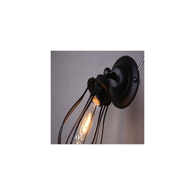 Traditionelle klassische rustikale Lodge Country-Malerei-Funktion für Swing Arm Ambient Light Wandleuchten Wandleuchte