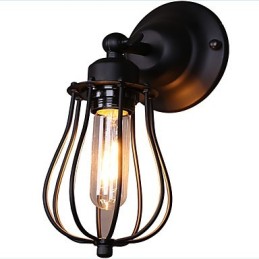 Traditionelle klassische rustikale Lodge Country-Malerei-Funktion für Swing Arm Ambient Light Wandleuchten Wandleuchte