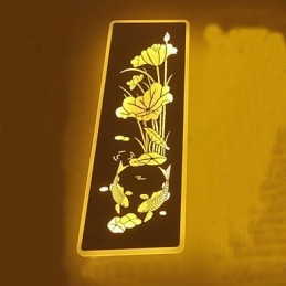 Integrierte moderne zeitgenössische moderne zeitgenössische Malerei-Funktion für Ambient Light Wandleuchten