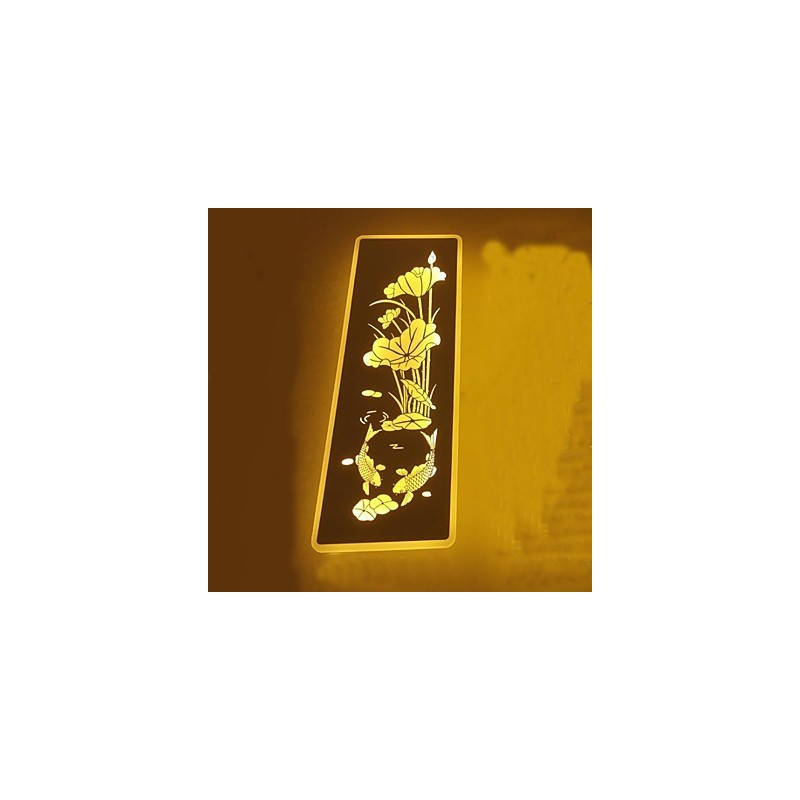 Integrierte moderne zeitgenössische moderne zeitgenössische Malerei-Funktion für Ambient Light Wandleuchten
