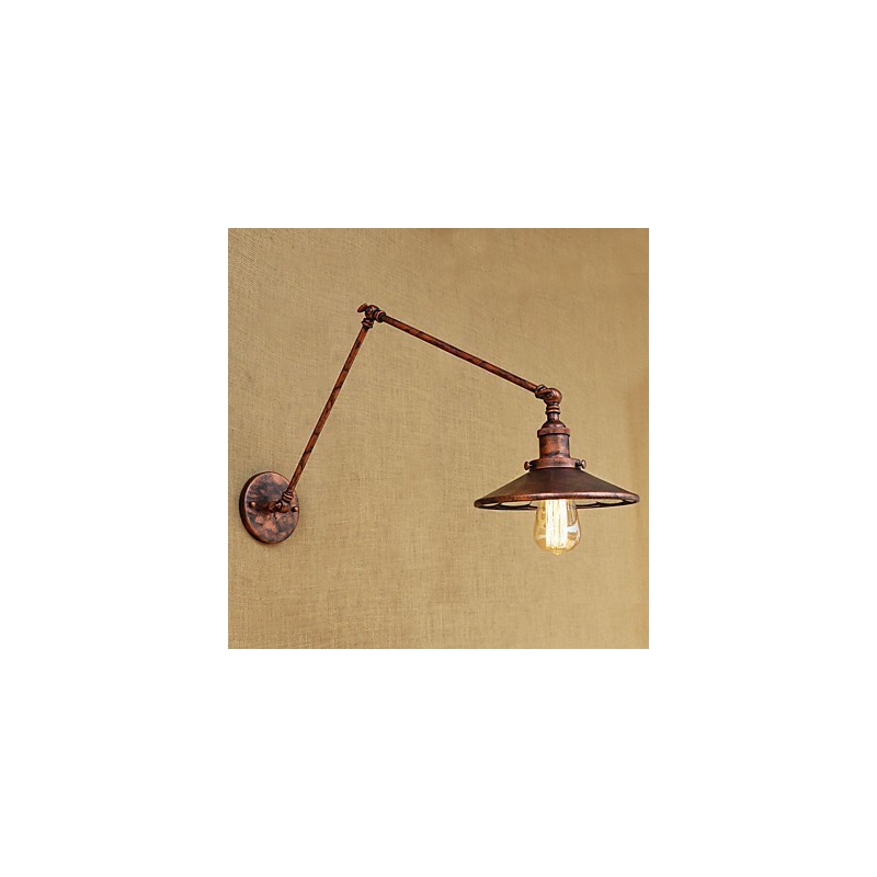 Rustikale Lodge Country Retro Galvanisierte Funktion für Mini-Stil Schwenkarm-Umgebungslicht