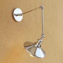 Rustikale Lodge Country Retro Galvanisierte Funktion für Mini-Stil Schwenkarm-Umgebungslicht