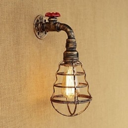 Country Retro Painting Feature für Mini Style Ambient Light Wandleuchten Wandleuchte