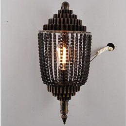 Vintage Eisen Industrielle Wind Shop Gear Lampe