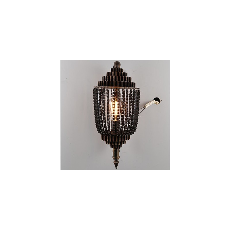 Vintage Eisen Industrielle Wind Shop Gear Lampe