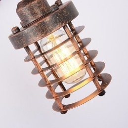 Industrielle Retro Eisen Wandleuchte Kreative Persönlichkeit Lift Pully Wandleuchte