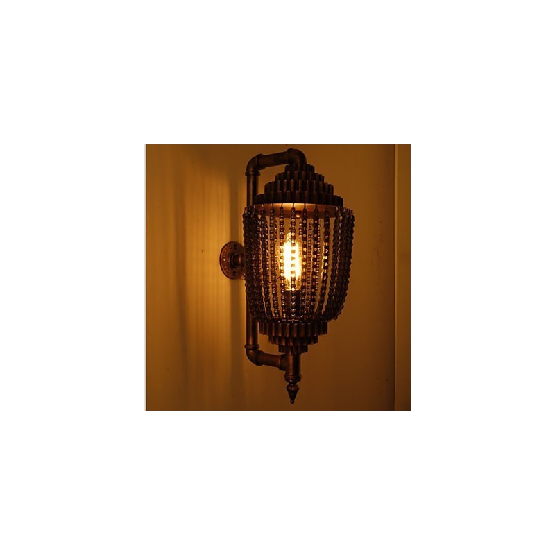 Vintage Eisen Industrielle Wind Shop Gear Lampe
