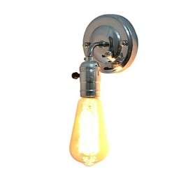 Wandleuchte Wandleuchten Wand Eisen Wandlampe dumm schwarz Lichtschwert Lampe an der Wand