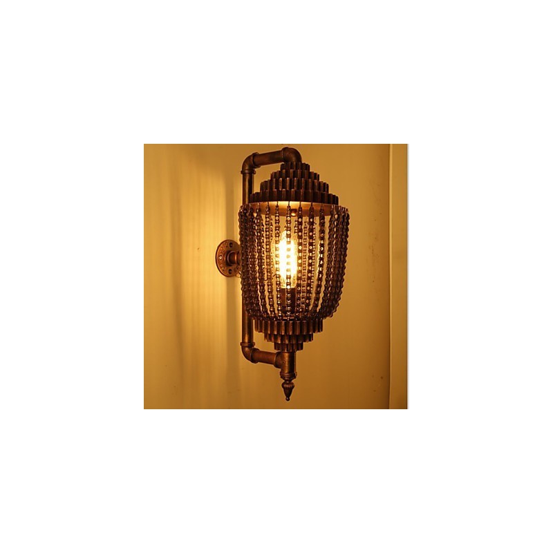 Vintage Eisen Industrielle Wind Shop Gear Lampe