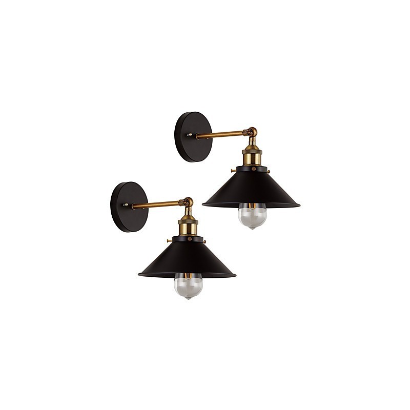 2 stücke Metall Wandleuchten Industrielle Wand Licht Vintage Edison Einfachheit Lampe für Cafe Club Bar Beleuchtung