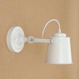 Wandleuchte aus lackiertem Stahl, dumme schwarze amerikanische Kaffeedekoration, Retro-Wandleuchte, Lichtschwertlampe an der Wand