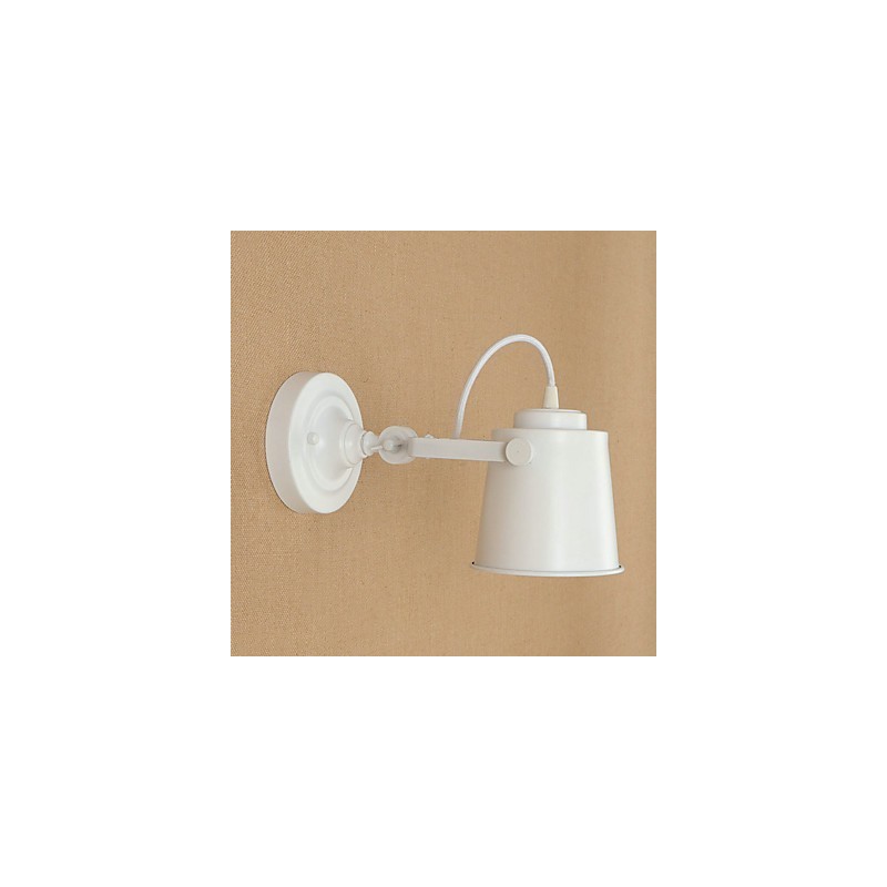 Wandleuchte aus lackiertem Stahl, dumme schwarze amerikanische Kaffeedekoration, Retro-Wandleuchte, Lichtschwertlampe an der Wand