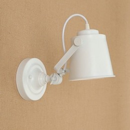 Wandleuchte aus lackiertem Stahl, dumme schwarze amerikanische Kaffeedekoration, Retro-Wandleuchte, Lichtschwertlampe an der Wand