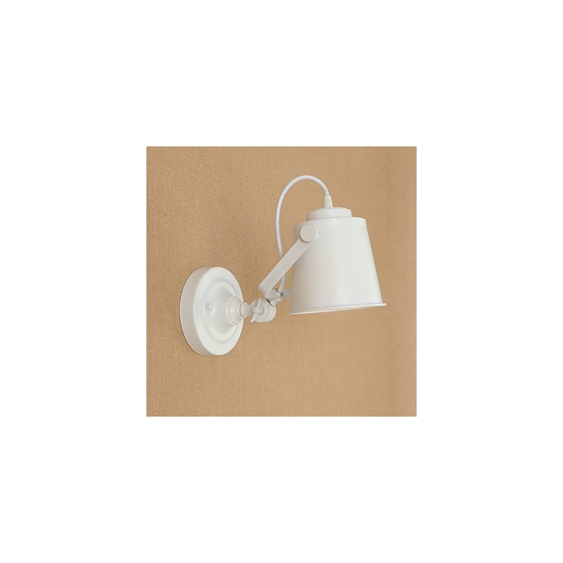 Wandleuchte aus lackiertem Stahl, dumme schwarze amerikanische Kaffeedekoration, Retro-Wandleuchte, Lichtschwertlampe an der Wand