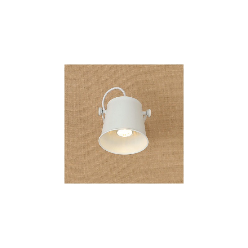 Wandleuchte aus lackiertem Stahl, dumme schwarze amerikanische Kaffeedekoration, Retro-Wandleuchte, Lichtschwertlampe an der Wand