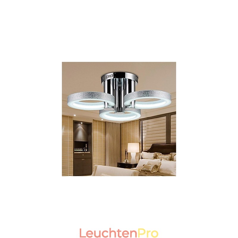 Kronleuchter Modern Silber 3 Lichter