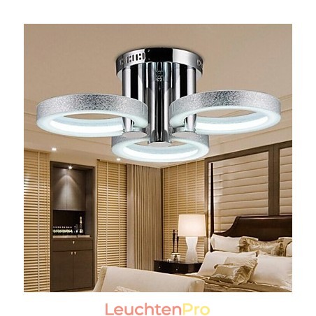 Kronleuchter Modern Silber 3 Lichter